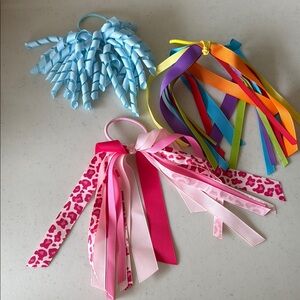 Gymboree Colorful Ribbon Hair Accessories - Blue, Pink, Multicolor